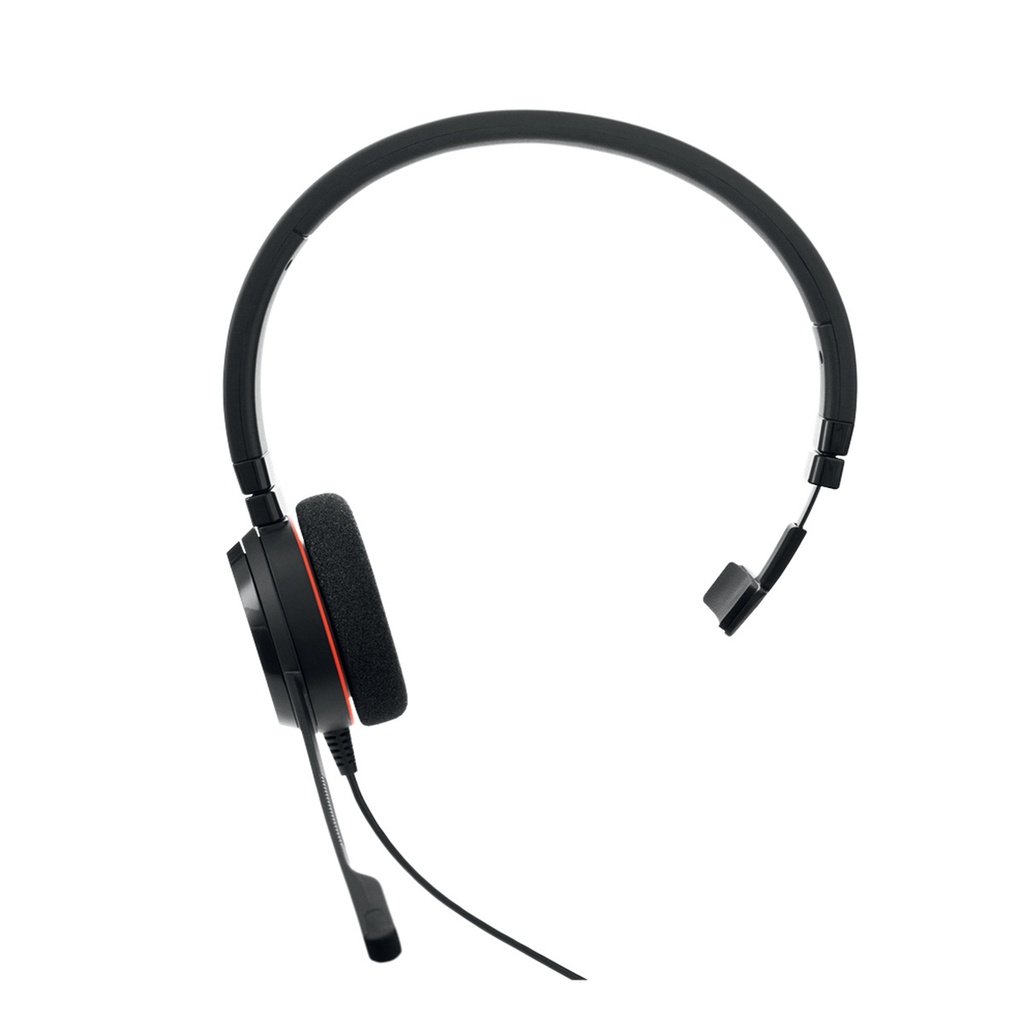 Audifonos Monoaural Con Microfono Jabra Evolve 20 MS  Alámbrico USB