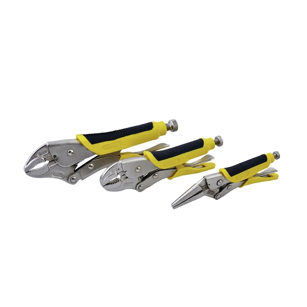 Juego De 3 Pinzas De Presión Bimateriales Surtek SYS-115-085