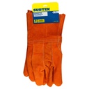 Guantes de Carnaza Largo Surtek SYS-GCAL Refuerzo en Palma Resistente a Abrasión y Temperaturas Moderadas