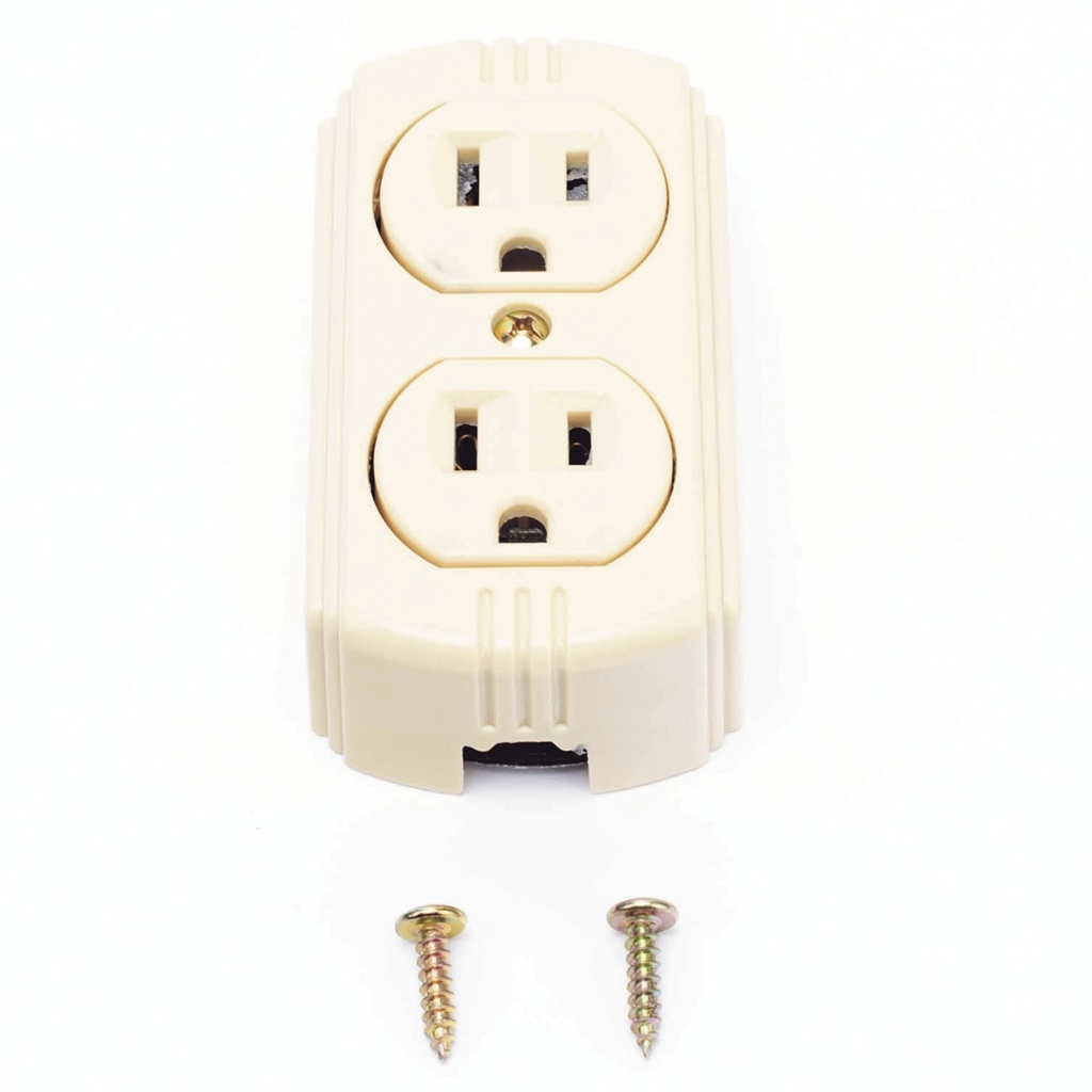 Contacto Dúplex Surtek SYS-136404 127 Vca 15 A Max. Para Sobreponer 