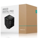 Disipador Para CPU DeepCool AK620 DIGITAL PRO 120mm Hasta 1700RPM