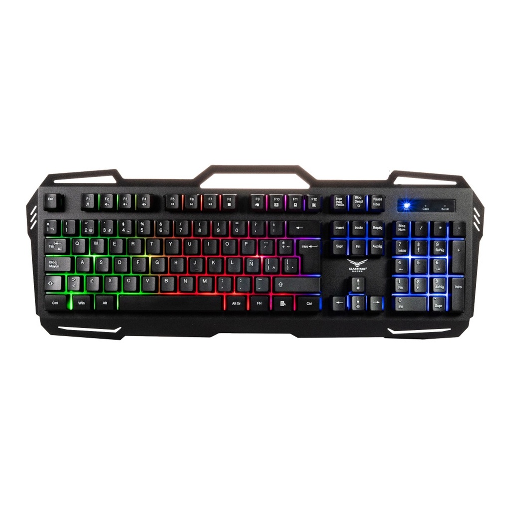 Teclado Gamer Naceb NA-0967 LED RGB Alámbrico USB Español