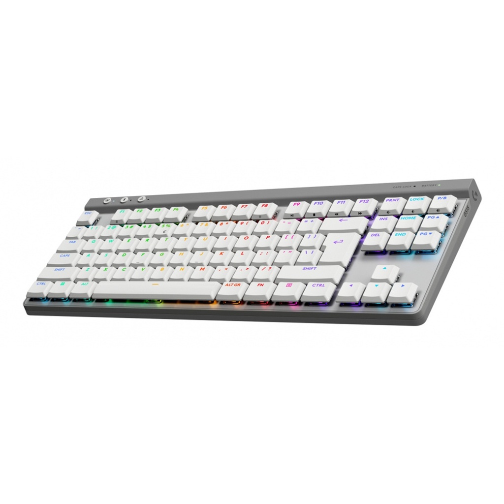 Teclado Mecánico Gamer Logitech G515 Lightspeed LED RGB TKL Logitech GL Tactile RF Inalámbrico/Bluetooth Inglés