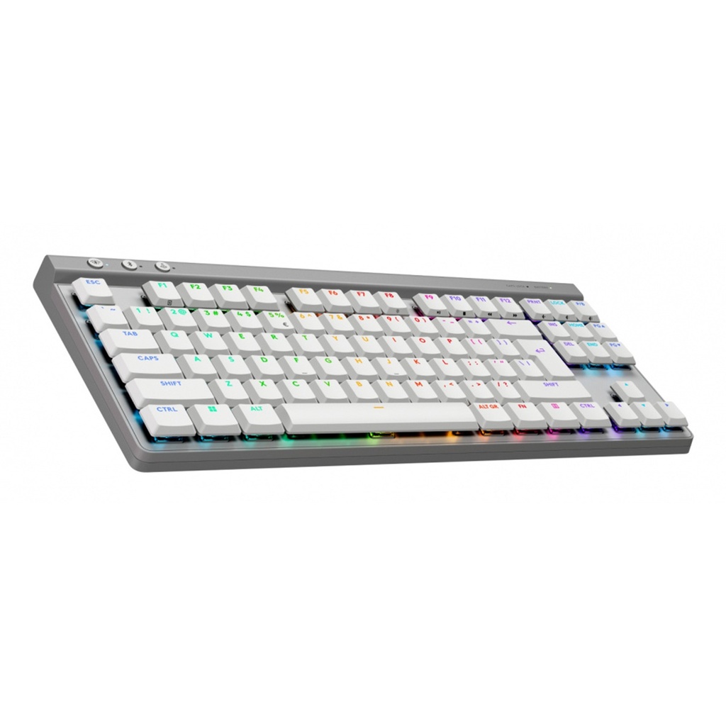 Teclado Mecánico Gamer Logitech G515 Lightspeed LED RGB TKL Logitech GL Tactile RF Inalámbrico/Bluetooth Inglés