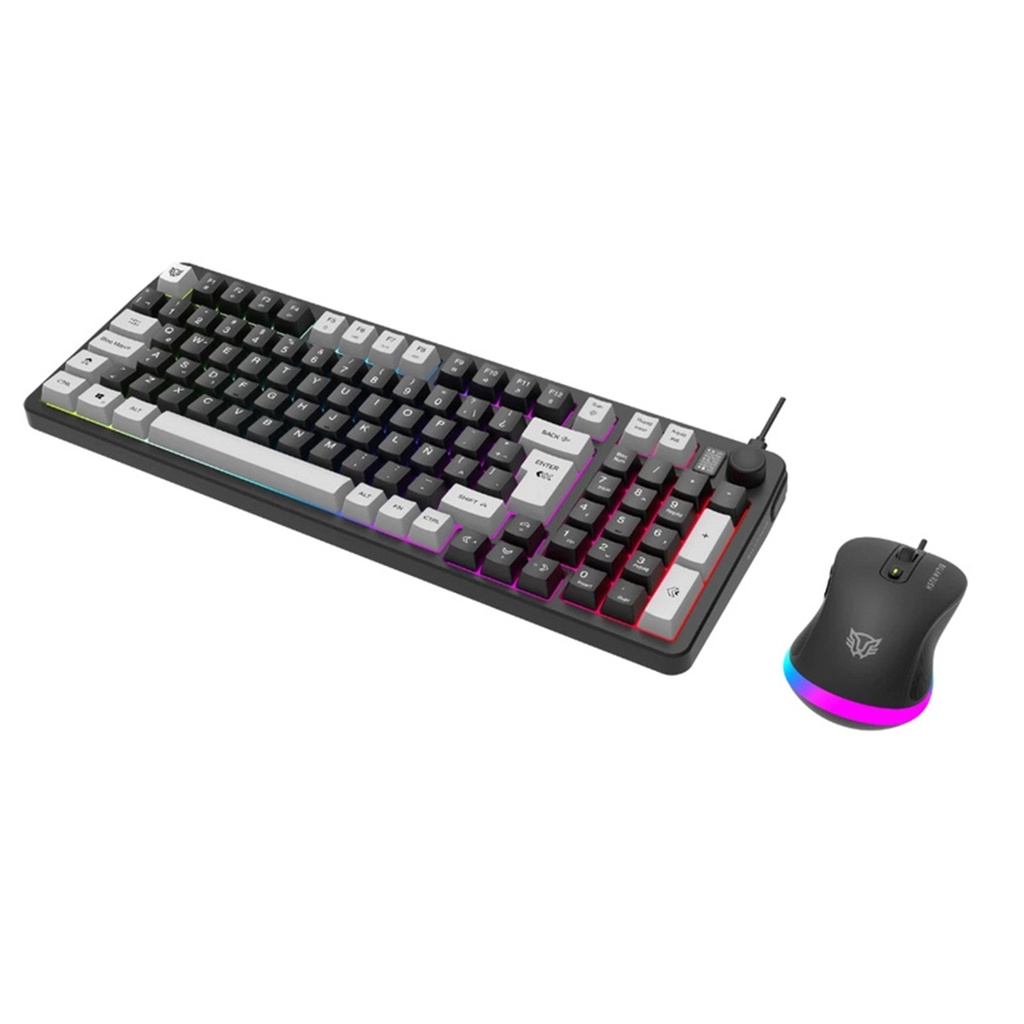 Kit Gamer de Teclado y Mouse Balam Rush Squad Conquest KG515 Alámbrico USB Español