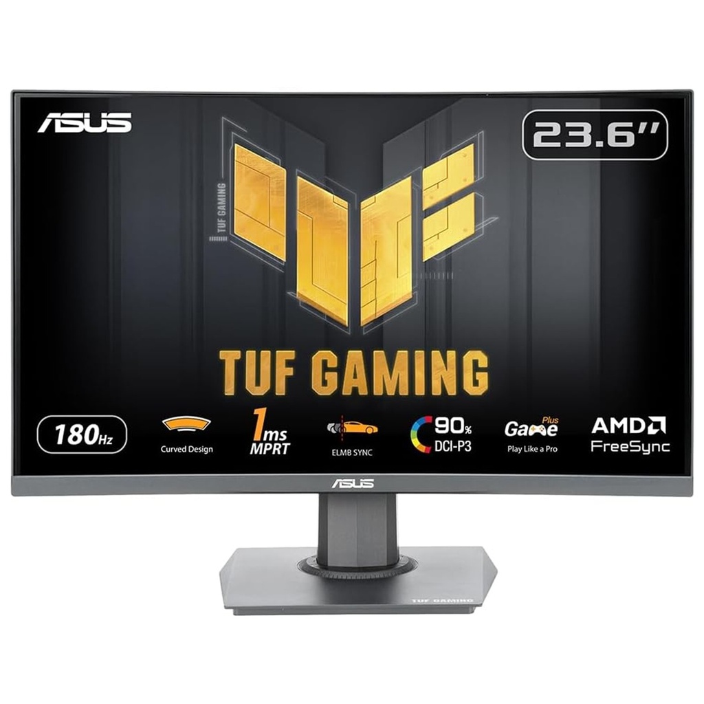 Monitor Gamer Curvo ASUS VG24VQER LCD 23.6" Full HD FreeSync 180Hz HDMI/DisplayPort