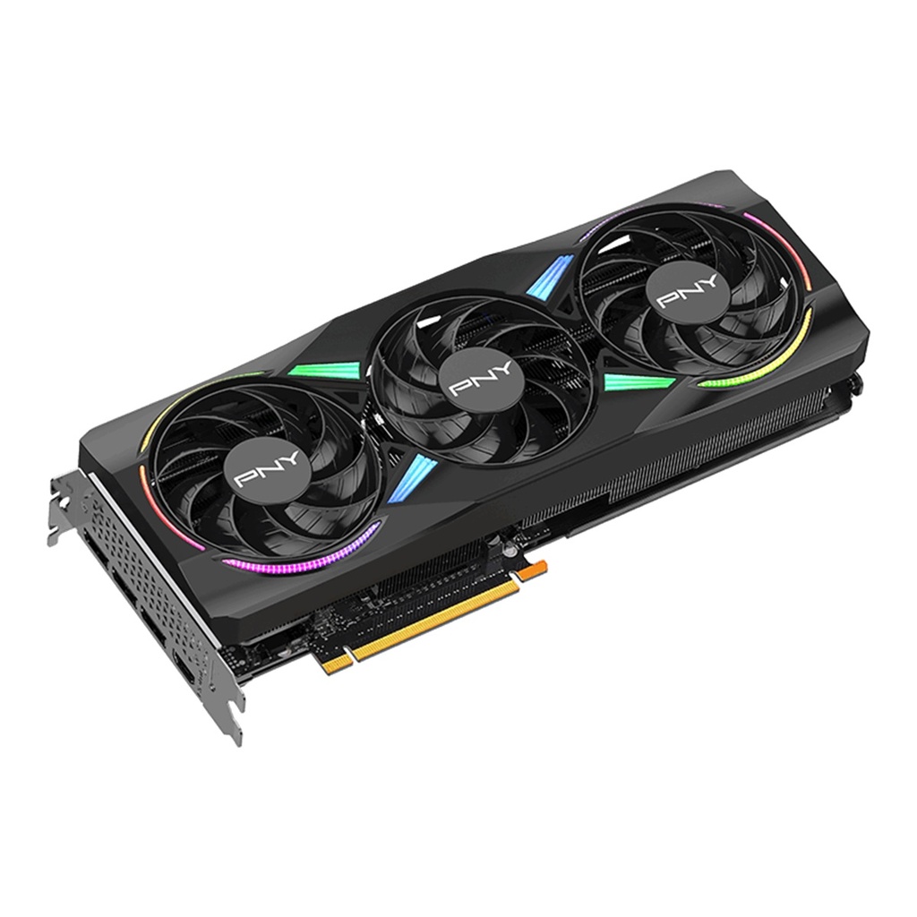 Tarjeta de video pny geoforce rtx 5070 triple fan argb oc 12gb gddr7 pcie 5.0 x16