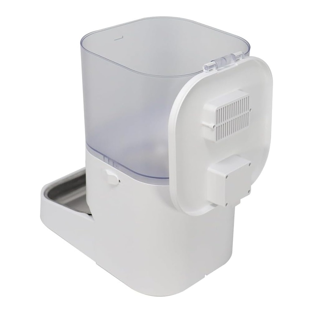 Comedero inteligente para mascotas de 6 litros manejo con app con plato de acero inoxidable para perros y gatos