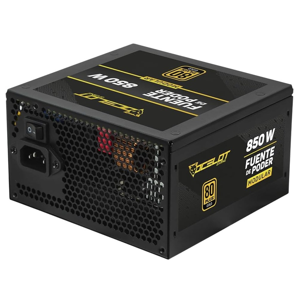 Fuente de Poder Ocelot Gaming OPS850 80 PLUS Gold ATX Modular 24-pin ATX 120mm 850W 