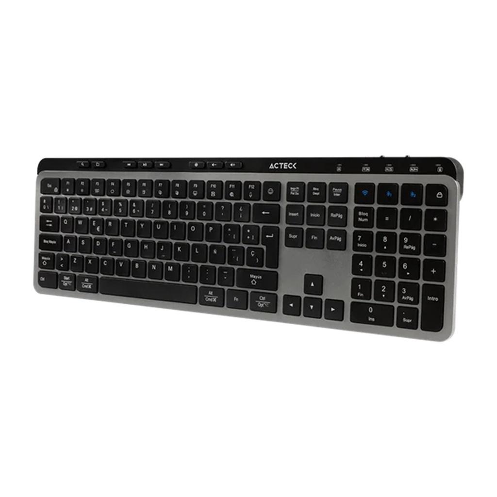 Teclado Acteck Inspire Krea TI755 RF Inalámbrico/Bluetooth Español
