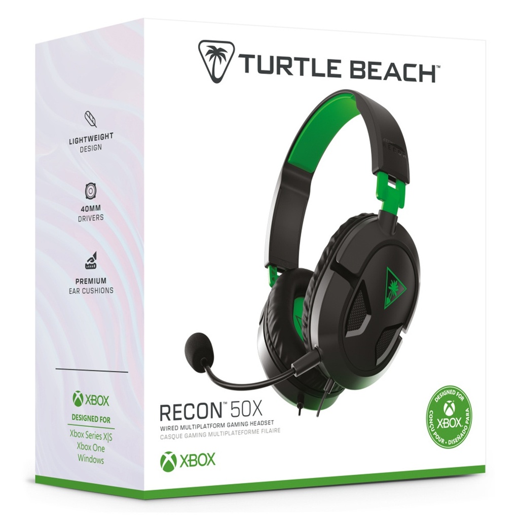 Audífonos Gamer Turtle Beach Recon 50X Para Xbox One/Xbox Series X|S Alámbrico 3.5mm