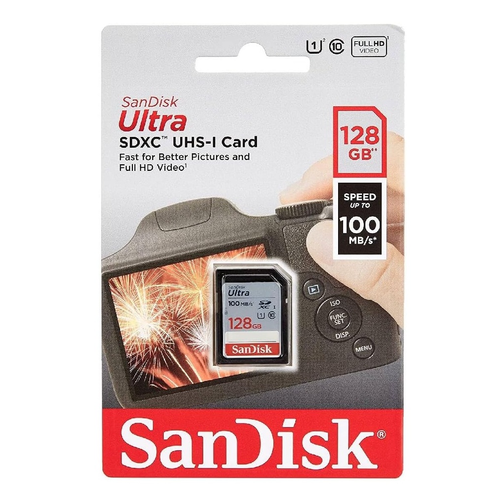 Memoria Flash SanDisk Ultra 128GB SDXC UHS-I Clase 10
