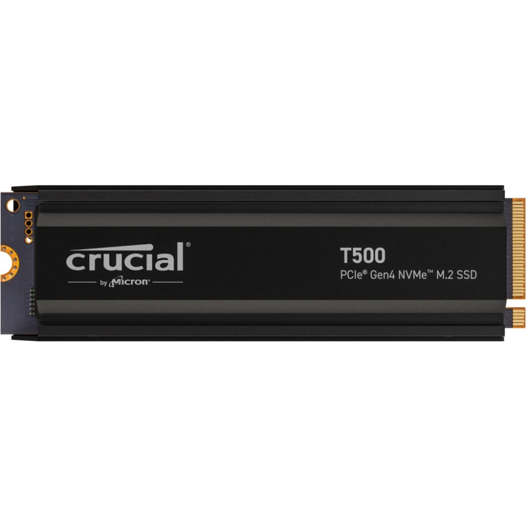 Unidad SSD Crucial T500 NVMe 2 TB M.2 7000 MB/s Escritura 7400 MB/s Lectura PCI Express 4.0