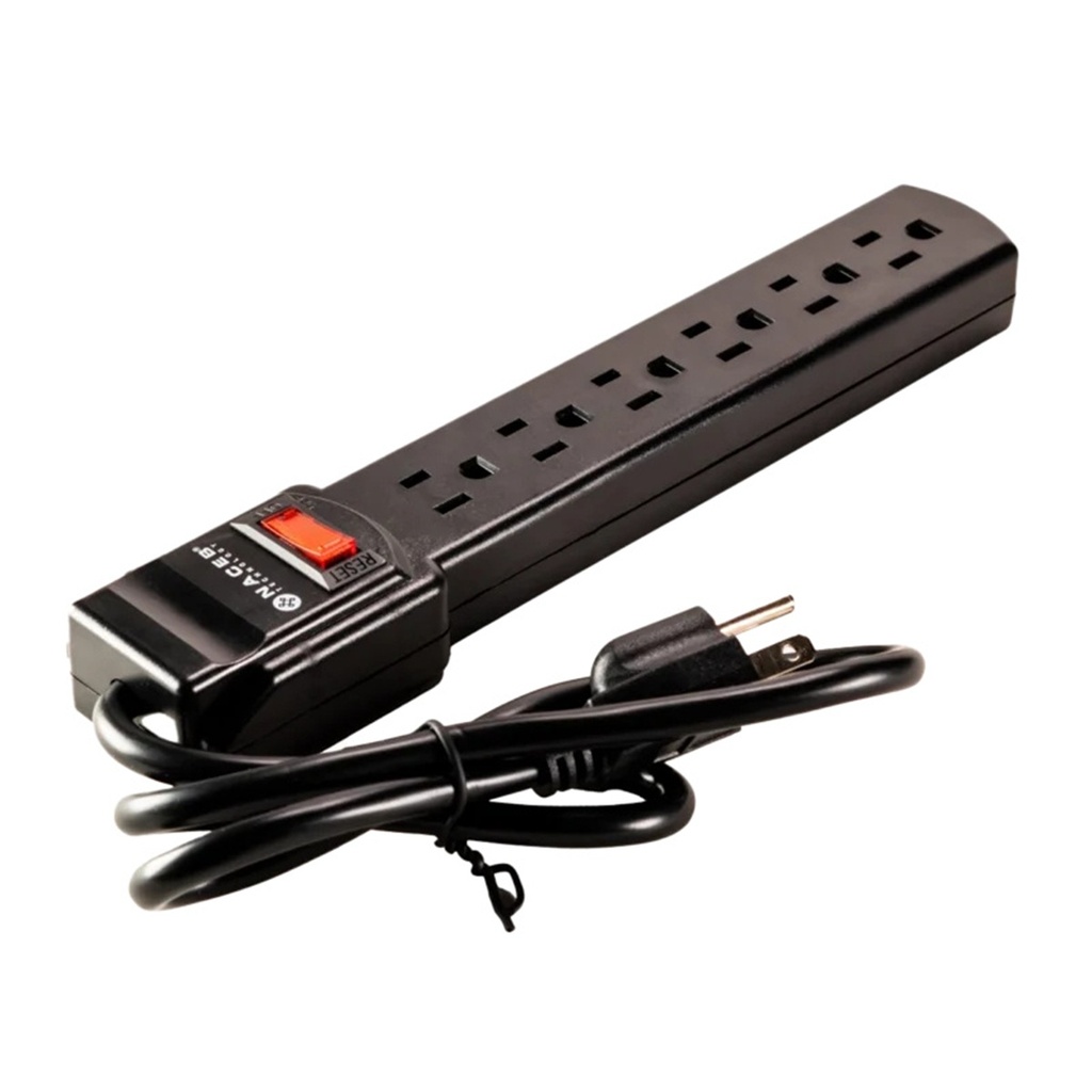 Multicontacto Naceb NA-0706 6 Salidas 125V 15A 79cm 