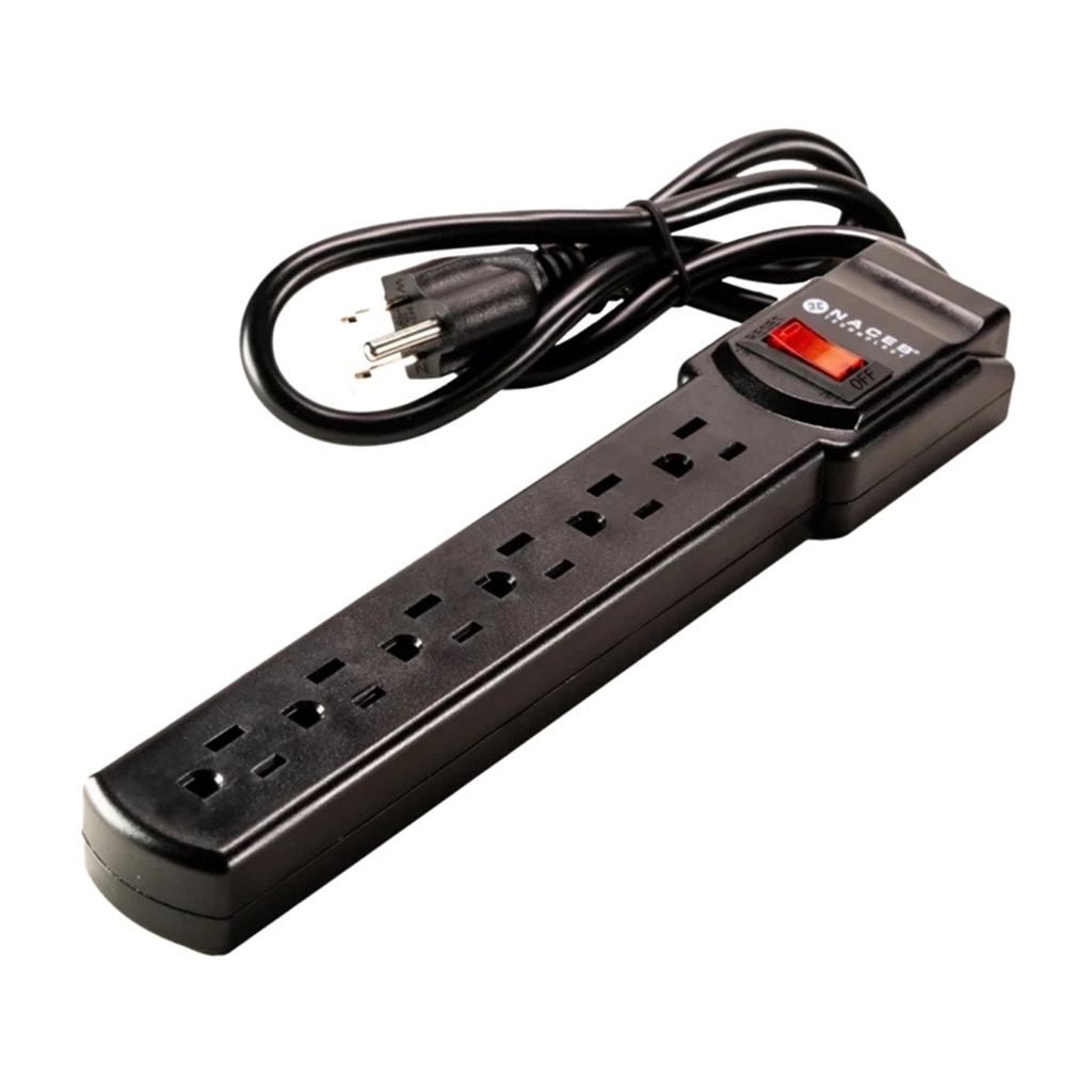 Multicontacto Naceb NA-0706 6 Salidas 125V 15A 79cm 