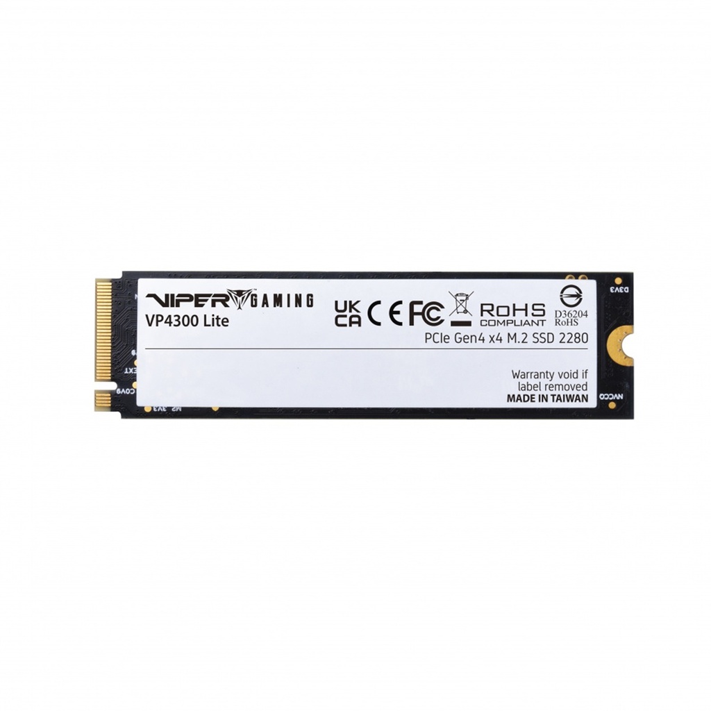 Unidad SSD Patriot VP4300 Lite NVMe 1TB M.2 6400 MB/s Escritura 7400 MB/s Lectura PCI Express 4.0