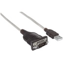 Cable USB Serial Manhattan USB Macho - DB9 Macho 45cm