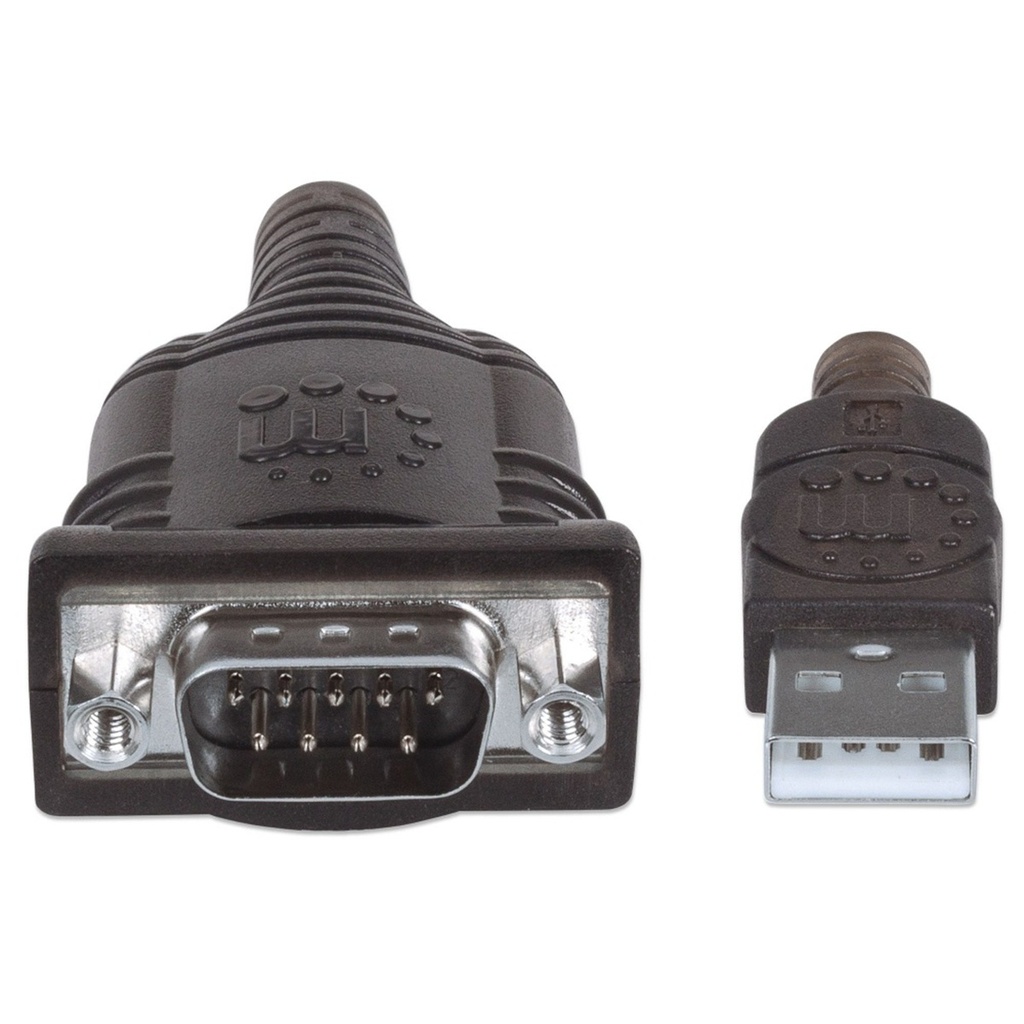 Cable USB Serial Manhattan USB Macho - DB9 Macho 45cm