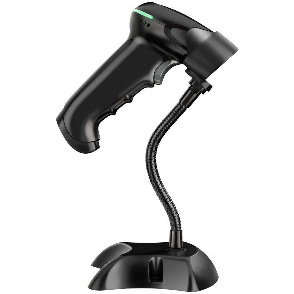 Lector de Código de Barras Steren COM-598 Bluetooth Con Cable USB y Base