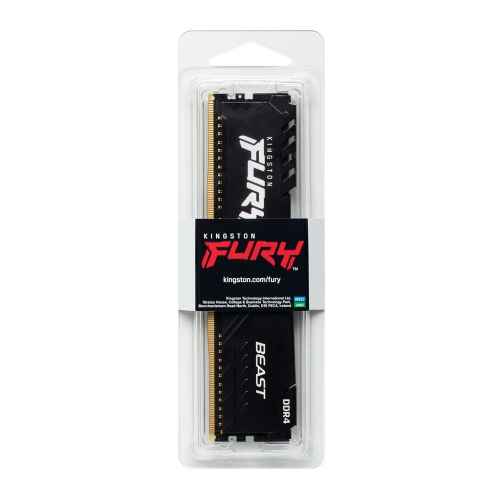 Memoria RAM Kingston FURY BEAST DDR4 3600MHz 8GB CL17 XMP
