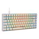 Teclado Gamer Mecanico Naceb Gray Basilik LED RGB 75% Huano Red Alámbrico USB Español