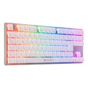 Teclado Gamer Mecánico Naceb NA-0971 LED RGB TKL Huano Red Alámbrico USB Español