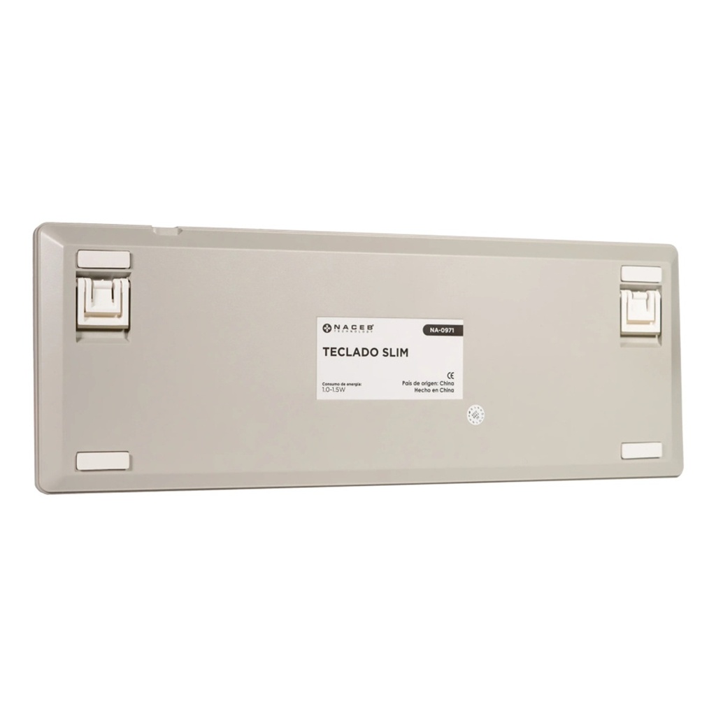 Teclado Gamer Mecánico Naceb NA-0971 LED RGB TKL Huano Red Alámbrico USB Español