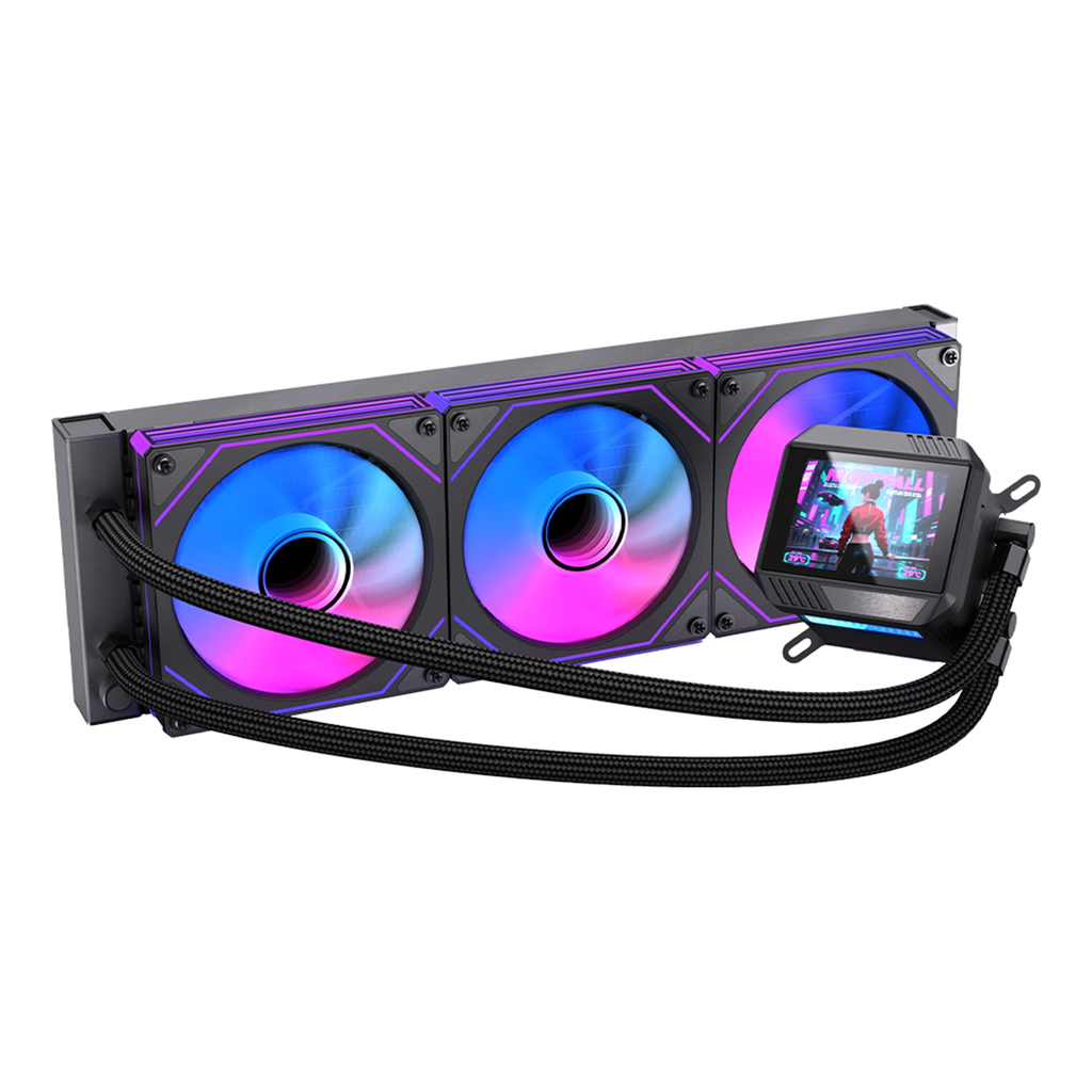 Enfriamiento Líquido Para CPU Naceb VISION BOREAL / 3x120mm / Hasta 1800RPM / Negro / NA-0657N