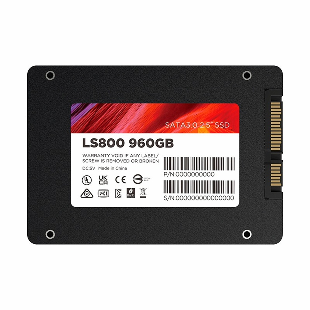 Unidad SSD Lenovo LS800 960GB 2.5" 500MB/s Escritura 520MB/s Lectura SATA III