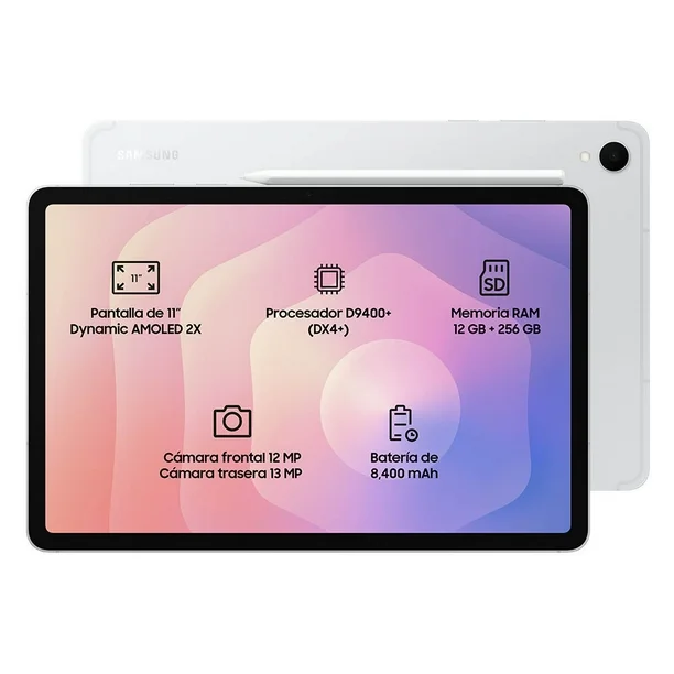 Tablet samsung galaxy tab s11 gris 11" 12gb/256gb 5g