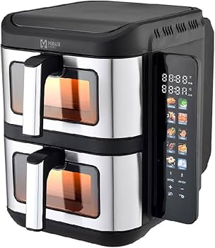 FREIDORA DE AIRE DOBLE MIRATI DE 11 LITROS TOTALES