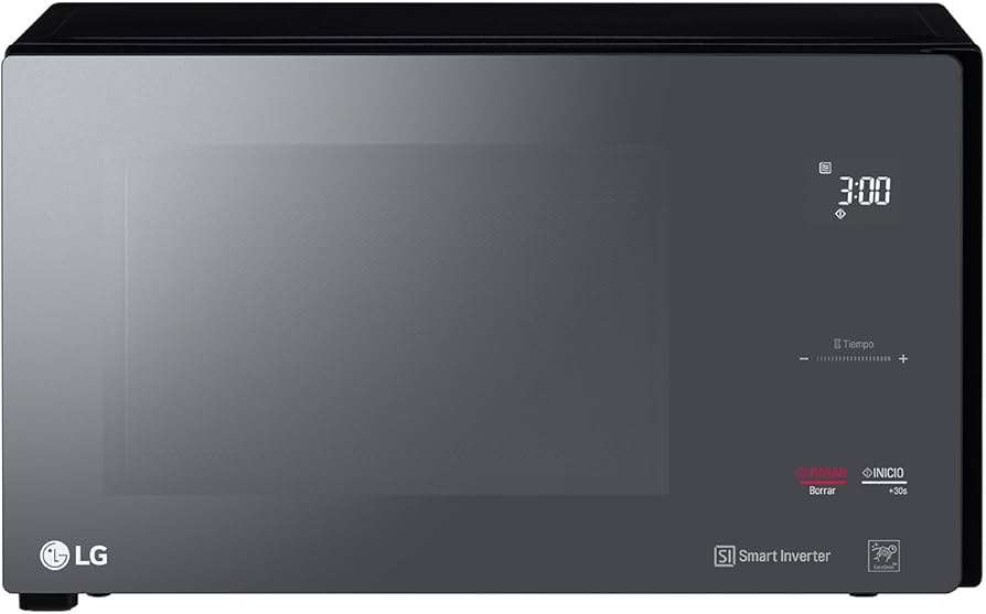 Horno microondas lg smart inverter neochef 1.5 pies con grill negro