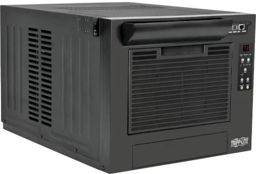 Unidad de aire acondicionado para racks de servidores: 9,000 btu (2.7 kw), 120 v, refrigerante r32, rack de 8u, color negro tripp-lite series