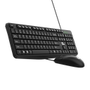 Qian kit teclado y mouse keymate 2.0 - usb - modelo: qkx-wresp-01-bk