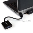 Adaptador Convertidor De Video HDMI A VGA HD15 1920x1200 1080P