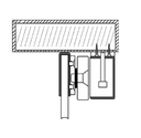 Soporte para Montaje Electroimán para Puerta de Vidrio 280Kg Compatible con Modelos YLI/ YM280 YM280N YM280NLED
