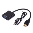 Cable Convertidor X-Case HDMI a VGA con Conexión de Audio 3.5mm (hdmitovga)