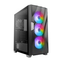 Gabinete Antec DF700 Flux con Ventana RGB Midi-Tower ATX/micro ATX/Mini-ITX USB 3.0 Sin Fuente 5 Ventiladores RGB Instalados