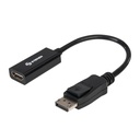 Adaptador steren displayport a hdmi salida de video color negro