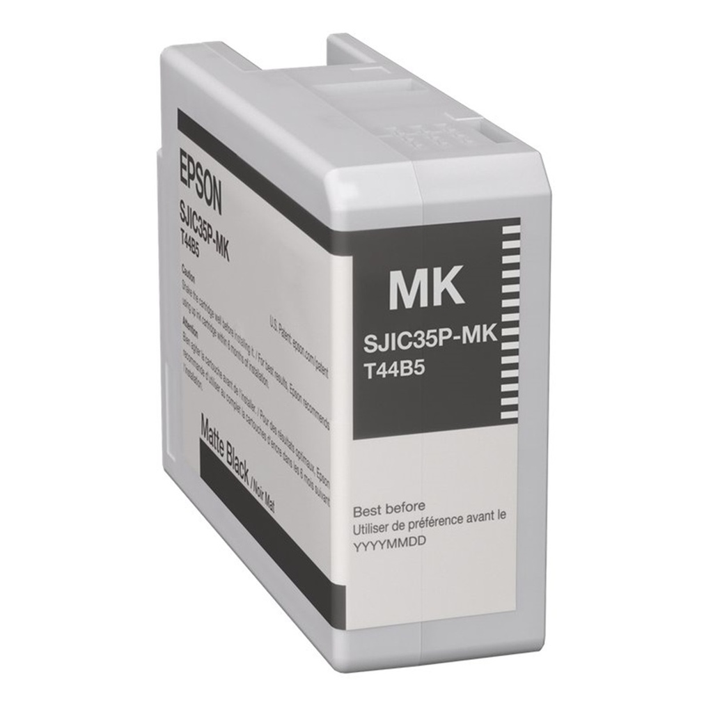 Cartucho De Tinta Epson SJIC35P ColorWorks C6500/6000 Color Negro Mate