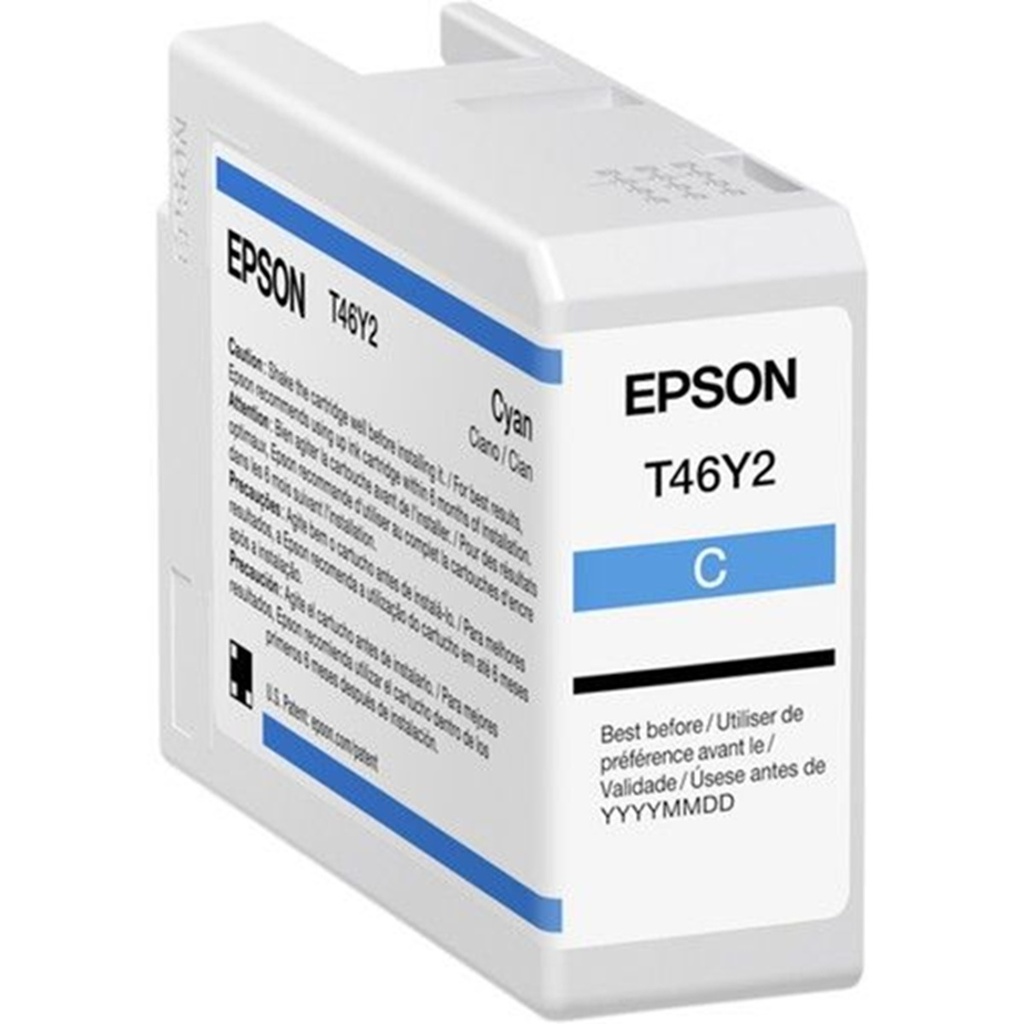 Cartucho De Tinta Cian Epson UltraChrome Pro10 T46Y 50ml 