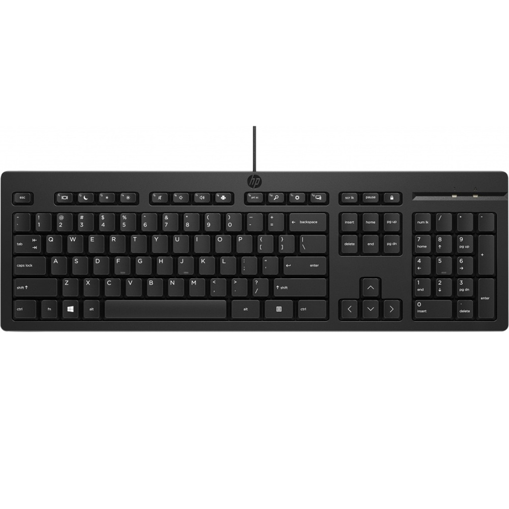 Teclado De Membrana HP 266C9AA 125 Alámbrico USB Español