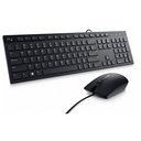 Kit teclado y mouse dell km300c | alambrico de 105 teclas en español color negro