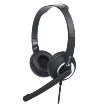 Diadema nextep micrófono conexión usb color negro