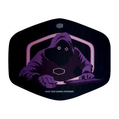Alfombra gamer cooler master cmi-fm510 - base color negro con dibujo