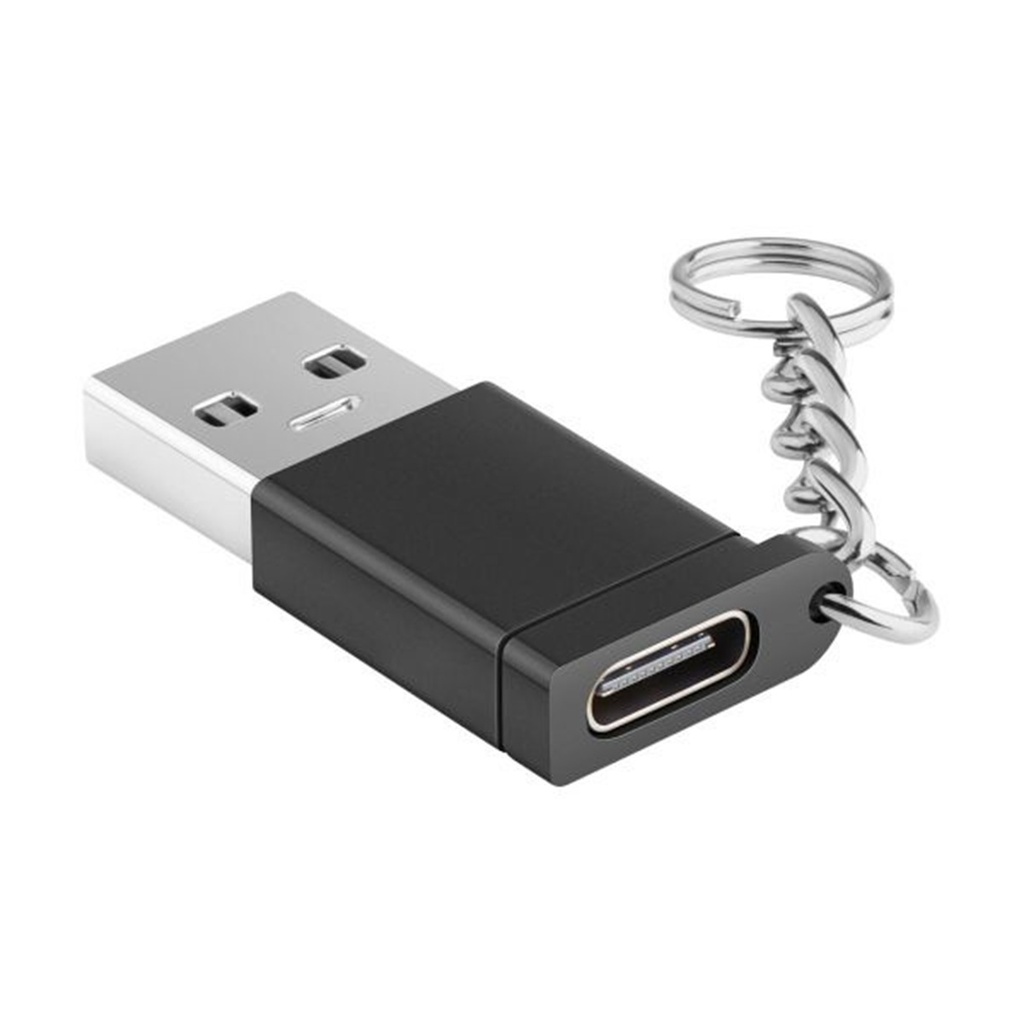 Adaptador USB Tipo Llavero Steren USB A Macho - USB C Hembra