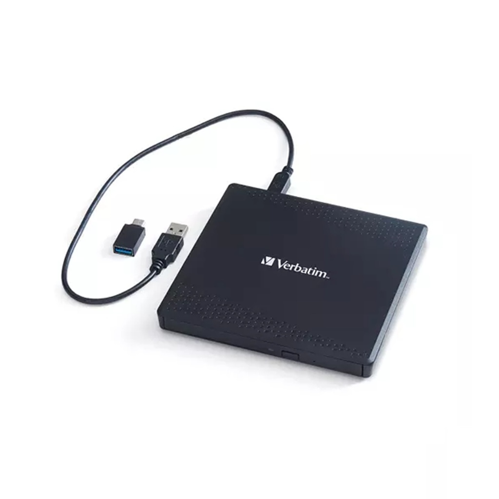 Quemador de DVD DVD CD Verbatim 71123 USB 2.0 Externo