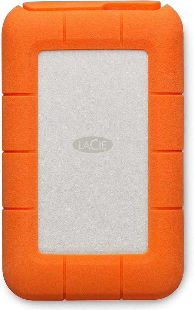 Disco Duro Externo LaCie Rugged Mini 2.5" 2TB USB 3.0 Para Mac/PC Contra Golpes Agua Y Polvo