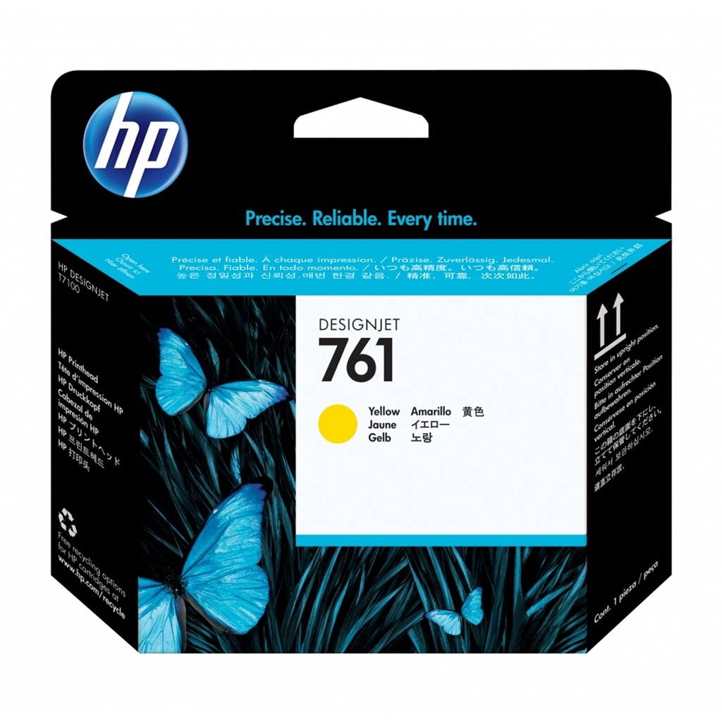 Cabezal De Impresión HP 761 Modelo CH645A Color Amarillo