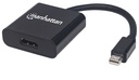 Adaptador manhattan displayport mini m a hdmi h 4k@60hz 152570
